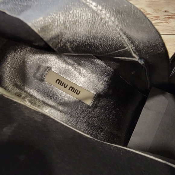 Miu Miu blue & black sock boots - Picture 15 of 15